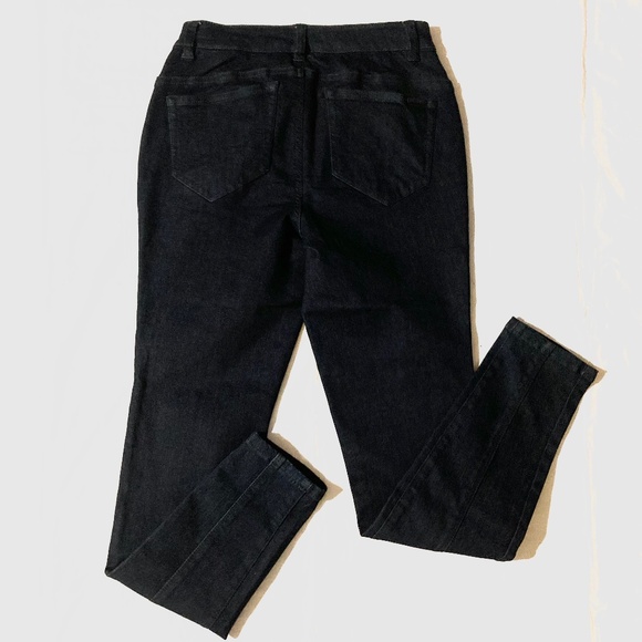 NWT G by Guiliana G Sculpt Dark Navy Skinny Ankle Jeans - Picture 8 of 9